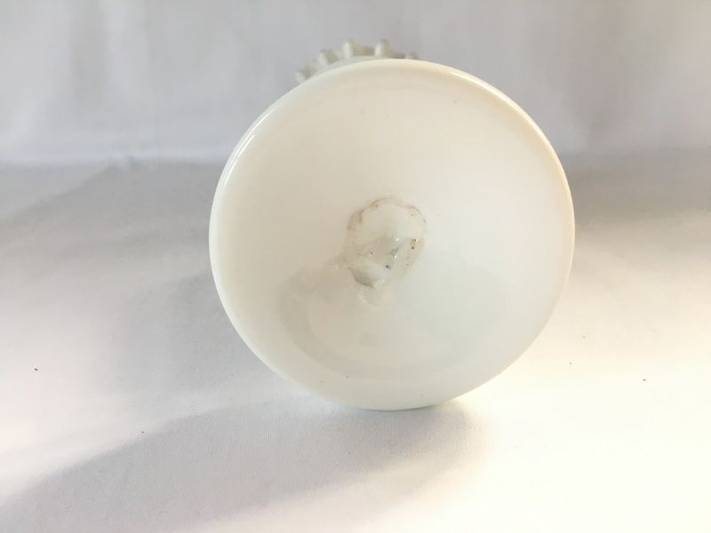 Vase Opalinglass med fuglemotiv